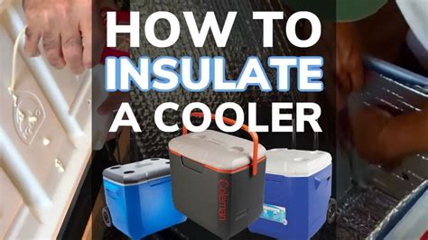 how to make an electric cooler box|best insulation for homemade cooler.